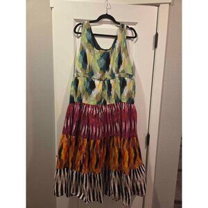 Plus size womens dress 100% cotton made in India 2X